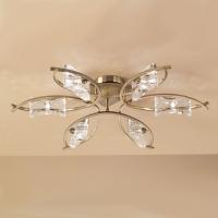 358-13372 Letezia 6 Light Ceiling Light Antique Brass