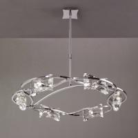 358-13373 Letezia 6 Light Ceiling Light Polished Chrome