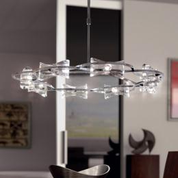 358-13375 Letezia 8 Light Ceiling Light Polished Chrome 