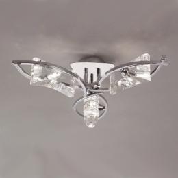 358-13379 Letezia 3 Light Ceiling Light Polished Chrome 