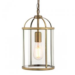 734-13466  1 Light Lantern Antique Brass 