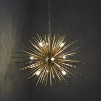 733-13487  9 Light Ceiling Light Satin Gold