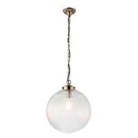 733-13488  Pendant Ceiling Light Antique Brass