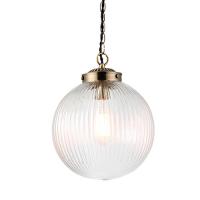 733-13489  Pendant Ceiling Light Antique Brass