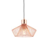 733-13498  Pendant Ceiling Light Polished Copper Plate