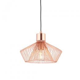 733-13498  Pendant Ceiling Light Polished Copper Plate 