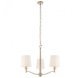 733-13507  3 Light Ceiling Light Matt Antique Brass 