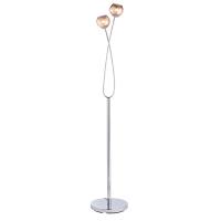 733-13518  2 Light Floor Lamp Polished Chrome