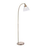 734-13589  Floor Lamp Antique Brass