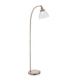 734-13589  Floor Lamp Antique Brass 