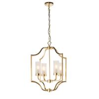 733-13618  4 Light Ceiling Light Satin Brass