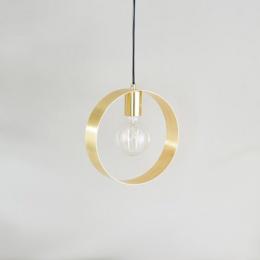 734-13622  Pendant Ceiling Light Brushed Brass 