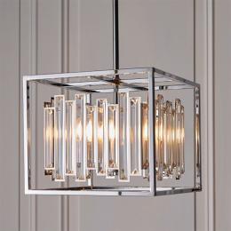 733-13627  LED 4 Light Pendant Ceiling Light Polished Chrome 