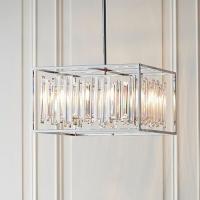 733-13628  LED 6 Light Pendant Ceiling Light Polished Chrome