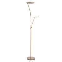 734-13667  Floor Uplighter Antique Brass