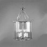 338-13674  LED 6 Light Lantern Polished Chrome