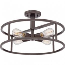 188-13731  Semi Flush Ceiling Light Western Bronze 