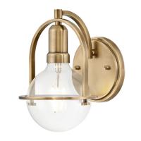 186-13786 Sonego 1 Light Wall Light Heritage Brass