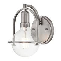 186-13798 Sonego 1 Light Wall Light Brushed Nickel