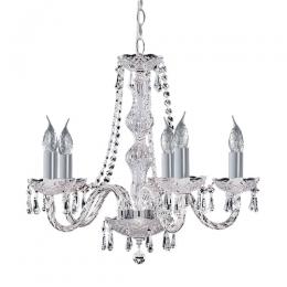 741-1618 Barley LED 5 Light Crystal Chandelier 