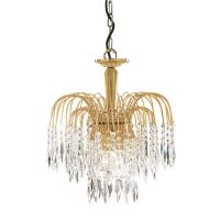 741-1626 Vincenza LED 3 Light Crystal Ceiling Light