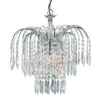 741-1627 Vincenza LED 3 Light Crystal Ceiling Light