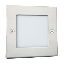 741-1654 Anita LED Recessed Wall or Stair Light Stainless Steel 