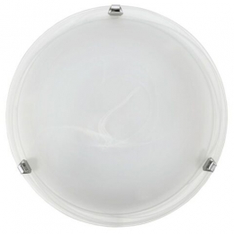 LED Small Flush Ceiling Light Polished Chrome 