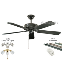 207-208  52 inch Classic Ceiling Fan Black