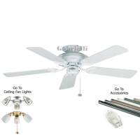 207-214  42 inch Mayfair Ceiling Fan Gloss White