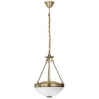 158-2488  LED 2 Light Ceiling Light Antique Brass