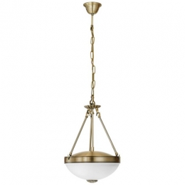 158-2488  LED 2 Light Ceiling Light Antique Brass 