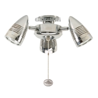 207-261  Sorrento Ceiling Fan Light Chrome