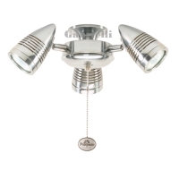 207-264  Sorrento Ceiling Fan Light Stainless Steel