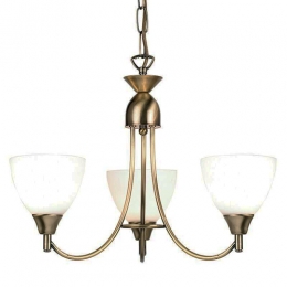 734-3365 Alberto LED 3 Light Ceiling Light Antique Brass 