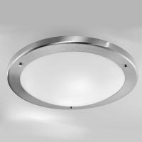 211-3377 Bathroom Lighting LED Bathroom Flush Ceiling Light Satin Nickel