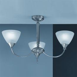 212-3478 Melina LED 3 Light Ceiling Light Brushed Nickel 