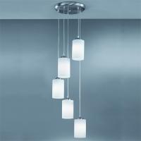 211-3578 Pasini LED 5 Light Ceiling Light Satin Nickel