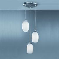 211-3579 Pasini LED 3 Light Ceiling Light Satin Nickel