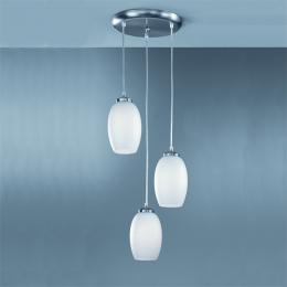 211-3579 Pasini LED 3 Light Ceiling Light Satin Nickel 