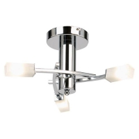 734-3631 Guzzo LED 3 Light Ceiling Light Polished Chrome