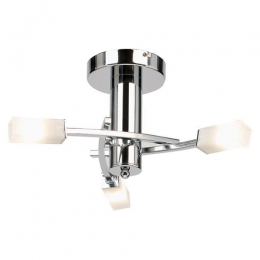 734-3631 Guzzo LED 3 Light Ceiling Light Polished Chrome 