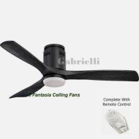 207-3935  52 inch Zeta Low Energy Ceiling Fan Matt Black