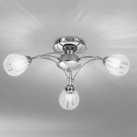 212-3979 Cheli LED 3 Light Ceiling Light Chrome