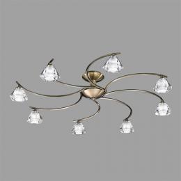 212-4025 Tonoli LED 8 Light Ceiling Light Bronze 