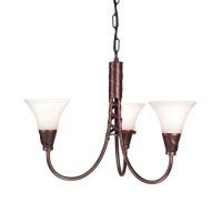 180-4239 Emilio LED 3 Light ceiling Light Copper Patina