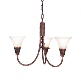 180-4239 Emilio LED 3 Light ceiling Light Copper Patina 