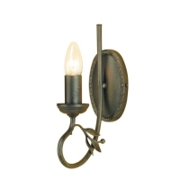 180-4243 Ottavio LED 1 Light Wall Light Black and Gold