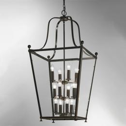 211-4266 Antonio LED 12 Light Extra Large Lantern Antique Bronze 