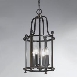 211-4271 Papini LED 4 Light Medium Lantern Antique Bronze 